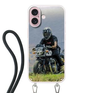 Coque imprimée au dos avec cordon