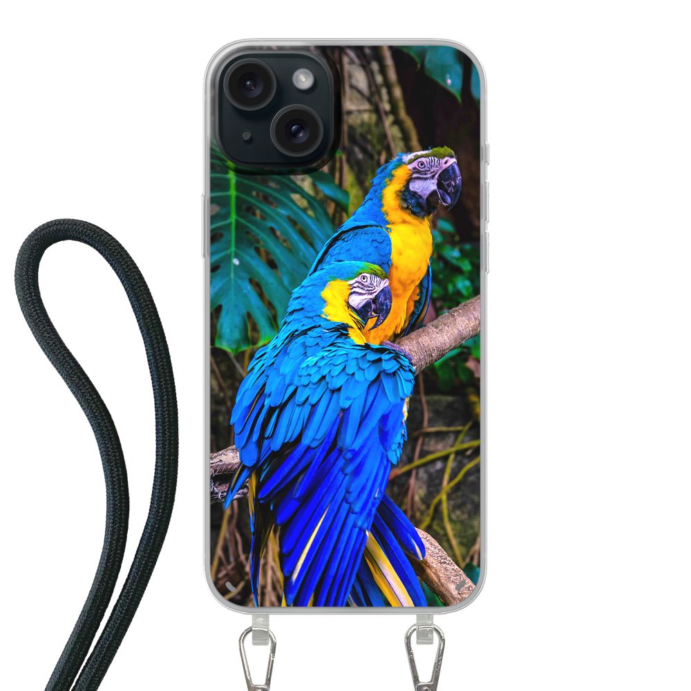 Coque imprimée au dos avec cordon