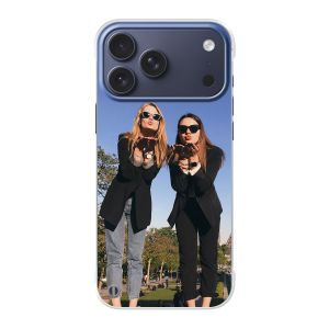 Coque rigide imprimée au dos (Transparent)