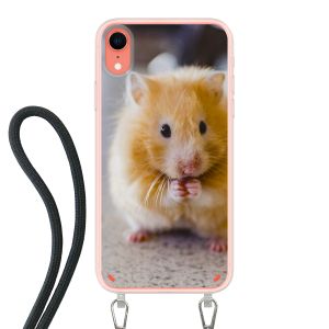 Coque imprimée au dos avec cordon