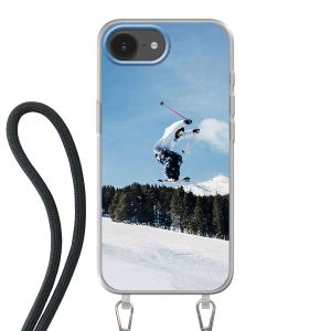 Achterkant bedrukt hoesje met draagkoord