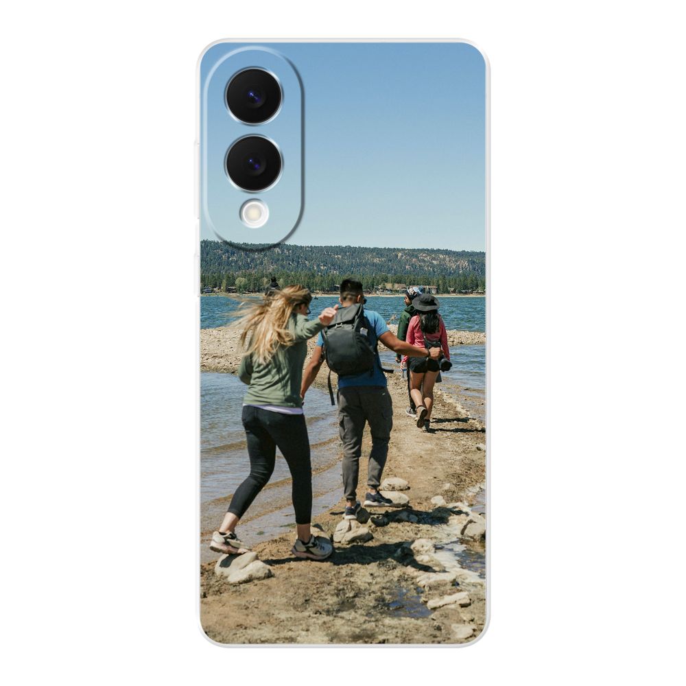Coque souple imprimée au dos (Transparent)