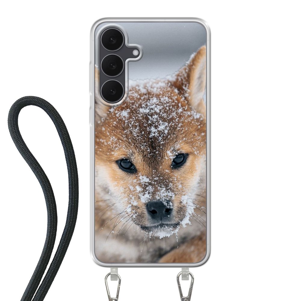 Coque imprimée au dos avec cordon
