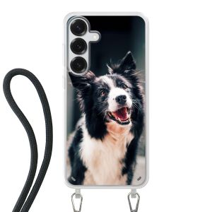 Coque imprimée au dos avec cordon