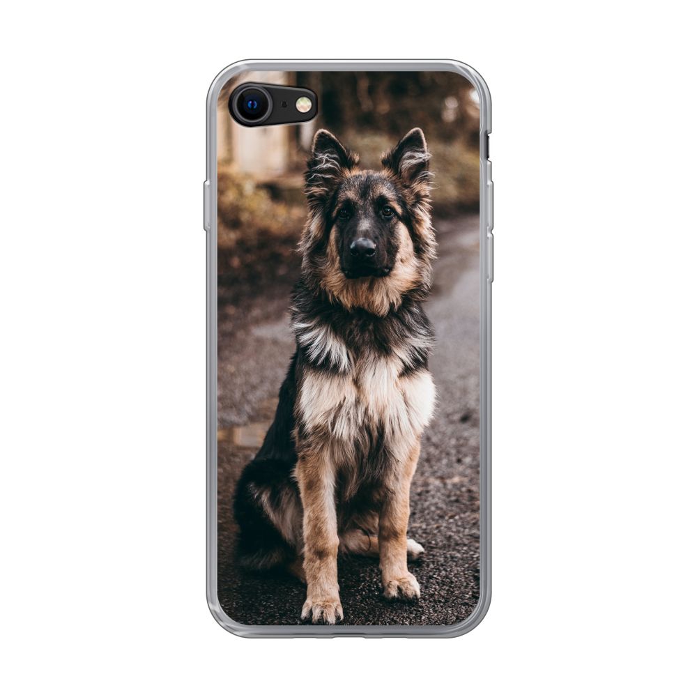 Achterkant bedrukt soft case hoesje (Transparant)