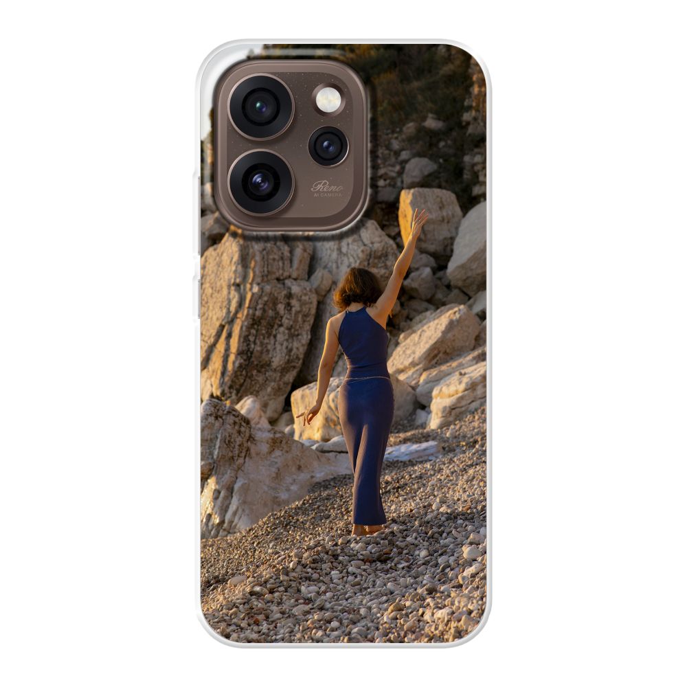 Coque souple imprimée au dos (Transparent)