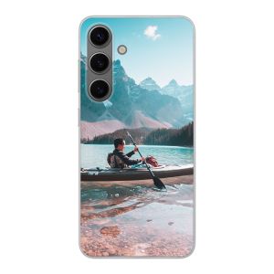 Coque rigide imprimée au dos (Transparent)