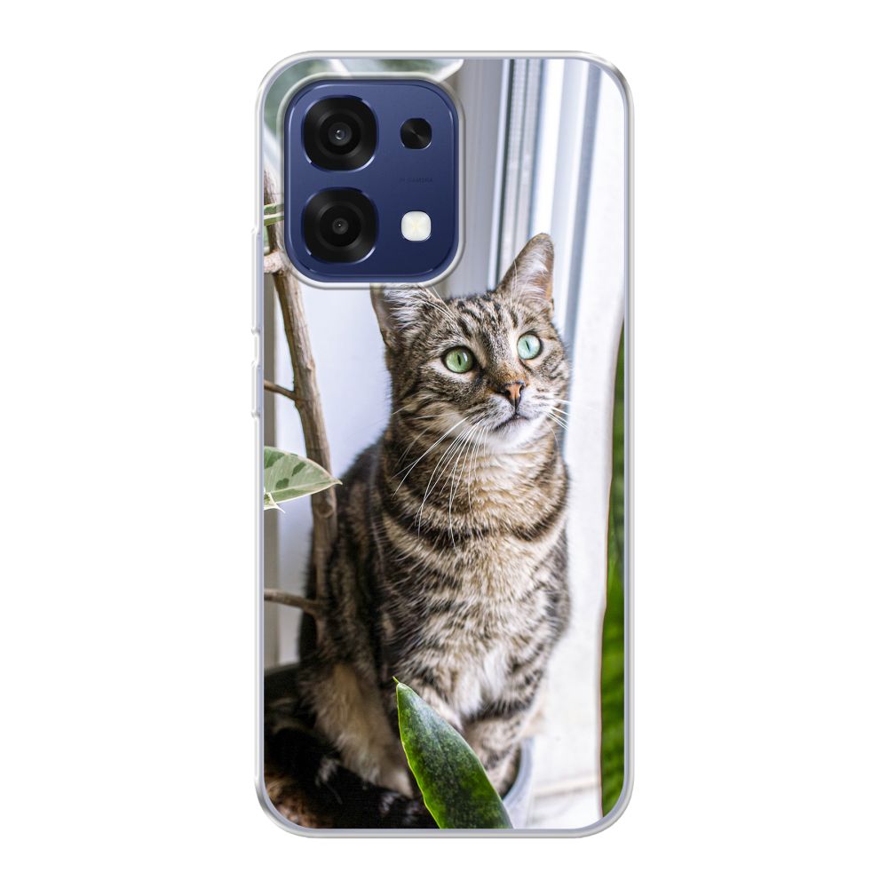 Achterkant bedrukt soft case hoesje (Transparant)