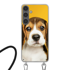 Samsung Galaxy S24 Plus Crossbody case (back printed, transparent)
