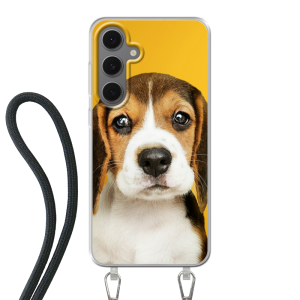 Samsung Galaxy S24 FE Crossbody case (back printed, transparent)