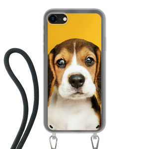 Apple iPhone 7 / 8 / SE (2020) / SE (2022) Crossbody case (back printed, transparent)