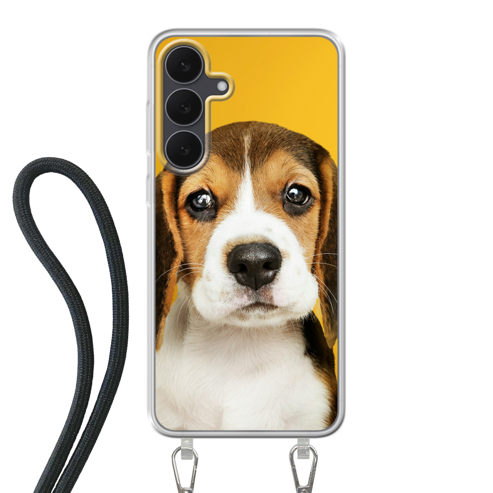 Samsung Galaxy S25 FE Crossbody case (back printed, transparent)