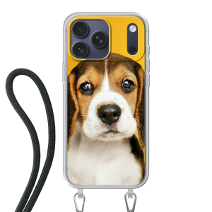 Apple iPhone 17 Pro Max Crossbody case (back printed, transparent)