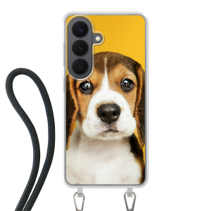 Samsung Galaxy S26 Crossbody case (back printed, transparent)