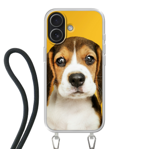 Apple iPhone 17 Crossbody case (back printed, transparent)
