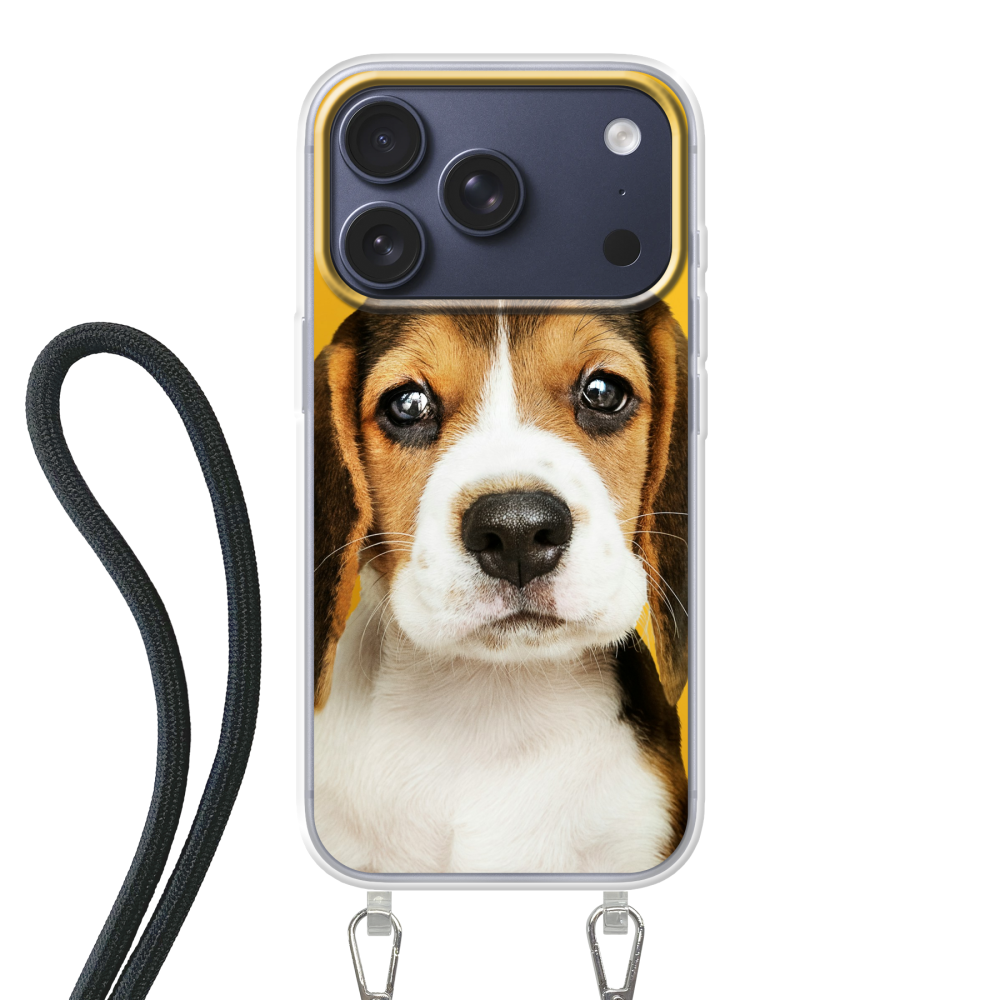 Apple iPhone 18 Pro Crossbody case (back printed, transparent)