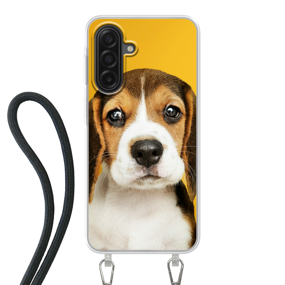 Samsung Galaxy A18 5G Crossbody case (back printed, transparent)