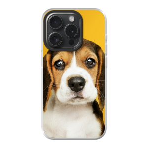Apple iPhone 15 Pro Hybrid case with MagSafe (back printed, transparent)