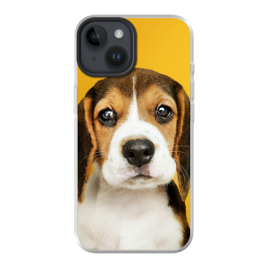 Apple iPhone 14 Hybrid case with MagSafe (back printed, transparent)