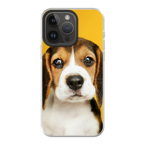 Apple iPhone 14 Pro Max Hybrid case with MagSafe (back printed, transparent)