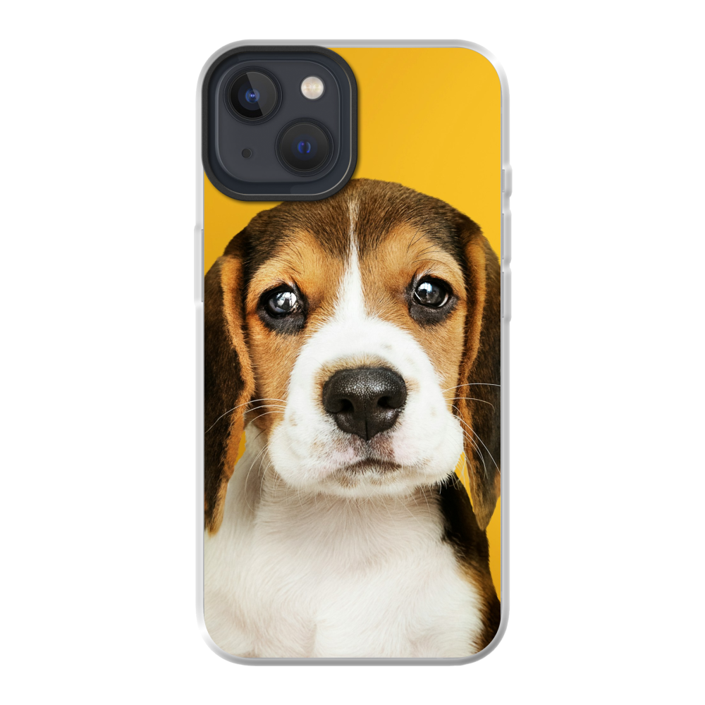 Apple iPhone 13 Hybrid case with MagSafe (back printed, transparent)