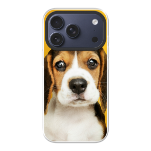 Apple iPhone 18 Pro Hybrid case with MagSafe (back printed, transparent)