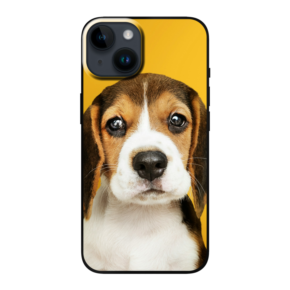 Apple iPhone 14 Soft case (back printed, black)