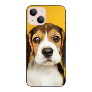 Apple iPhone 13 Soft case (back printed, black)