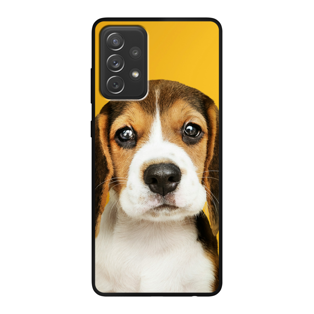 Samsung Galaxy A72 / Galaxy A72 5G Soft case (back printed, black)