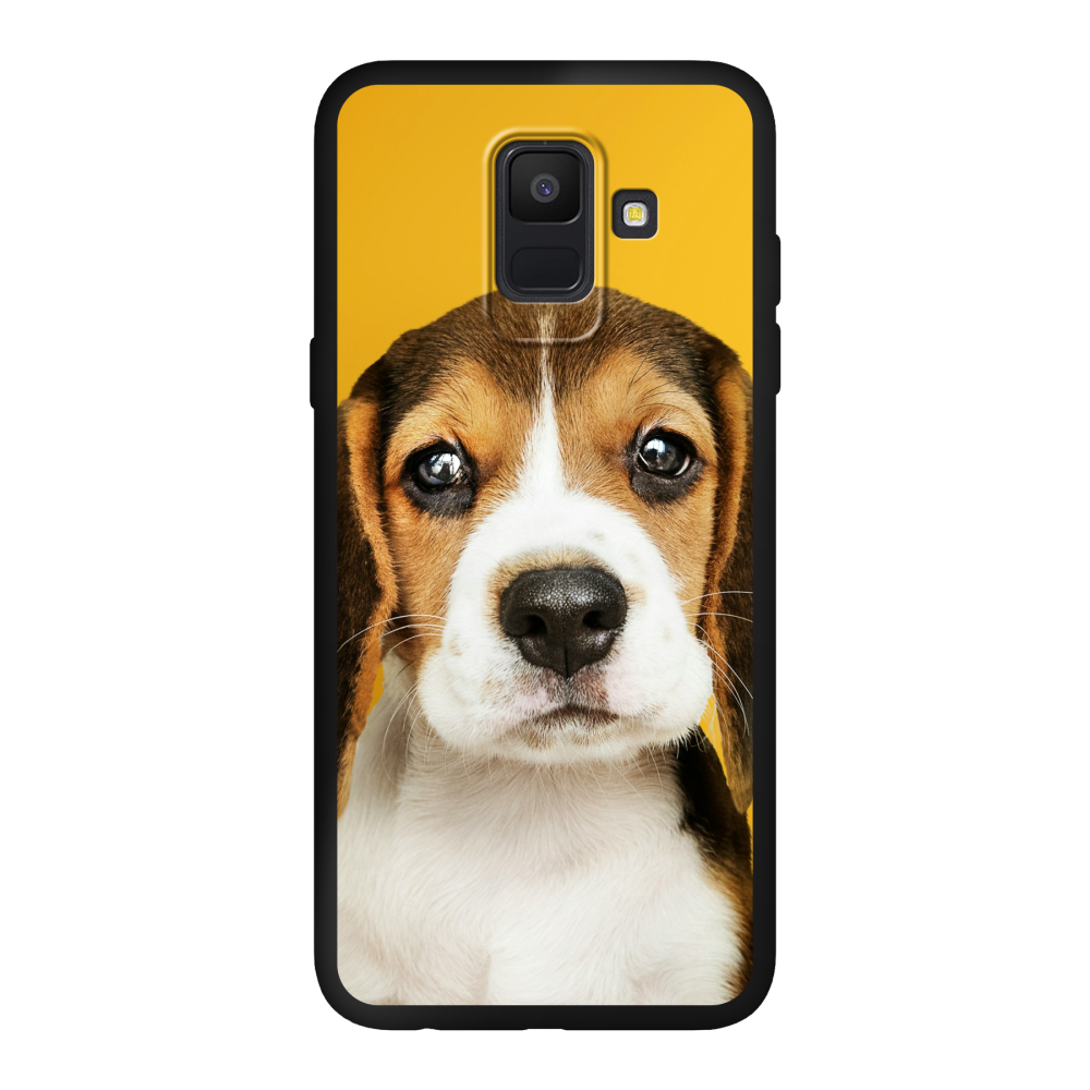 Samsung Galaxy A6 (2018) Soft case (back printed, black)