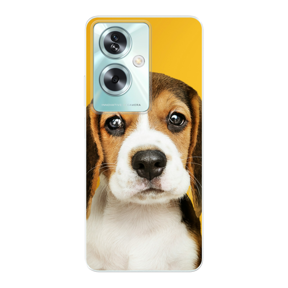 Oppo A79 Soft case (back printed, transparent)