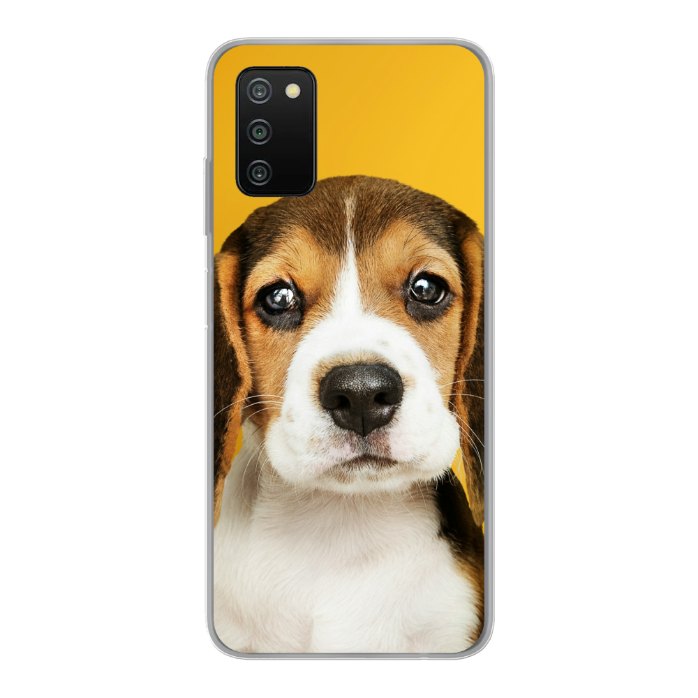 Samsung Galaxy A03s Soft case (back printed, transparent)