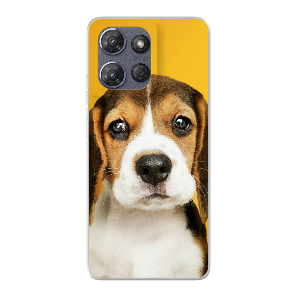 Motorola Moto G Power (2025) soft case (back printed, transparent)