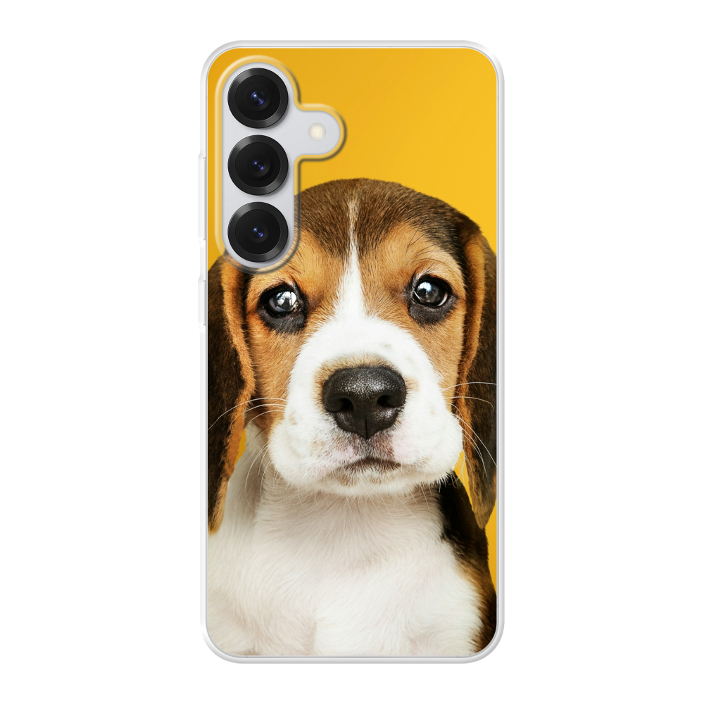 Samsung Galaxy S25 Soft case (back printed, transparent)