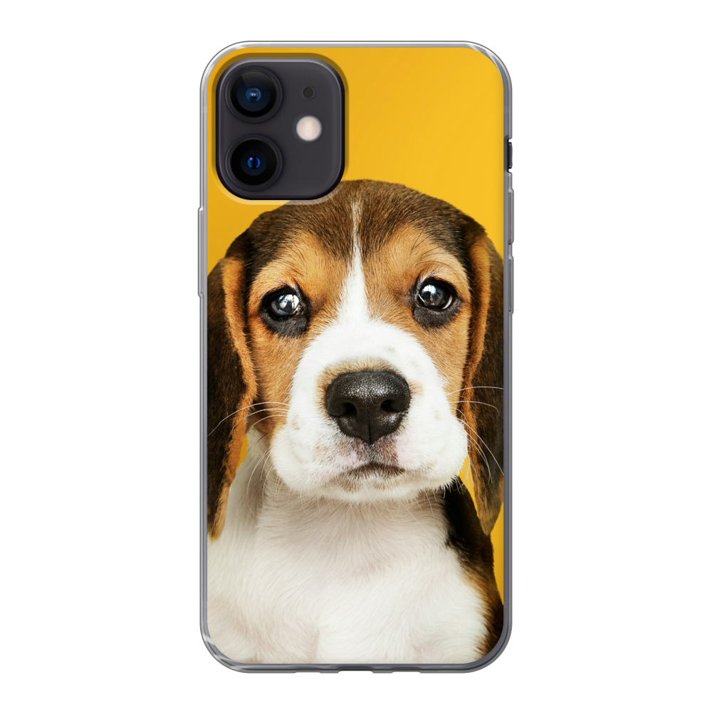 Apple iPhone 12 mini Soft case (back printed, transparent)