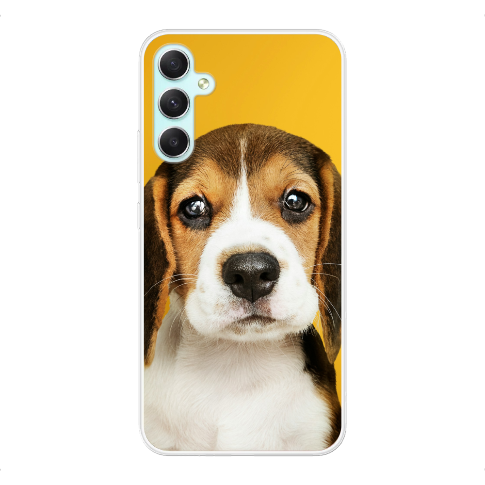 Samsung Galaxy A34 Soft case (back printed, transparent)