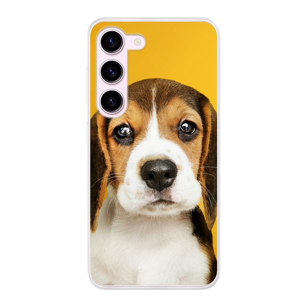 Samsung Galaxy S23 Soft case (back printed, transparent)
