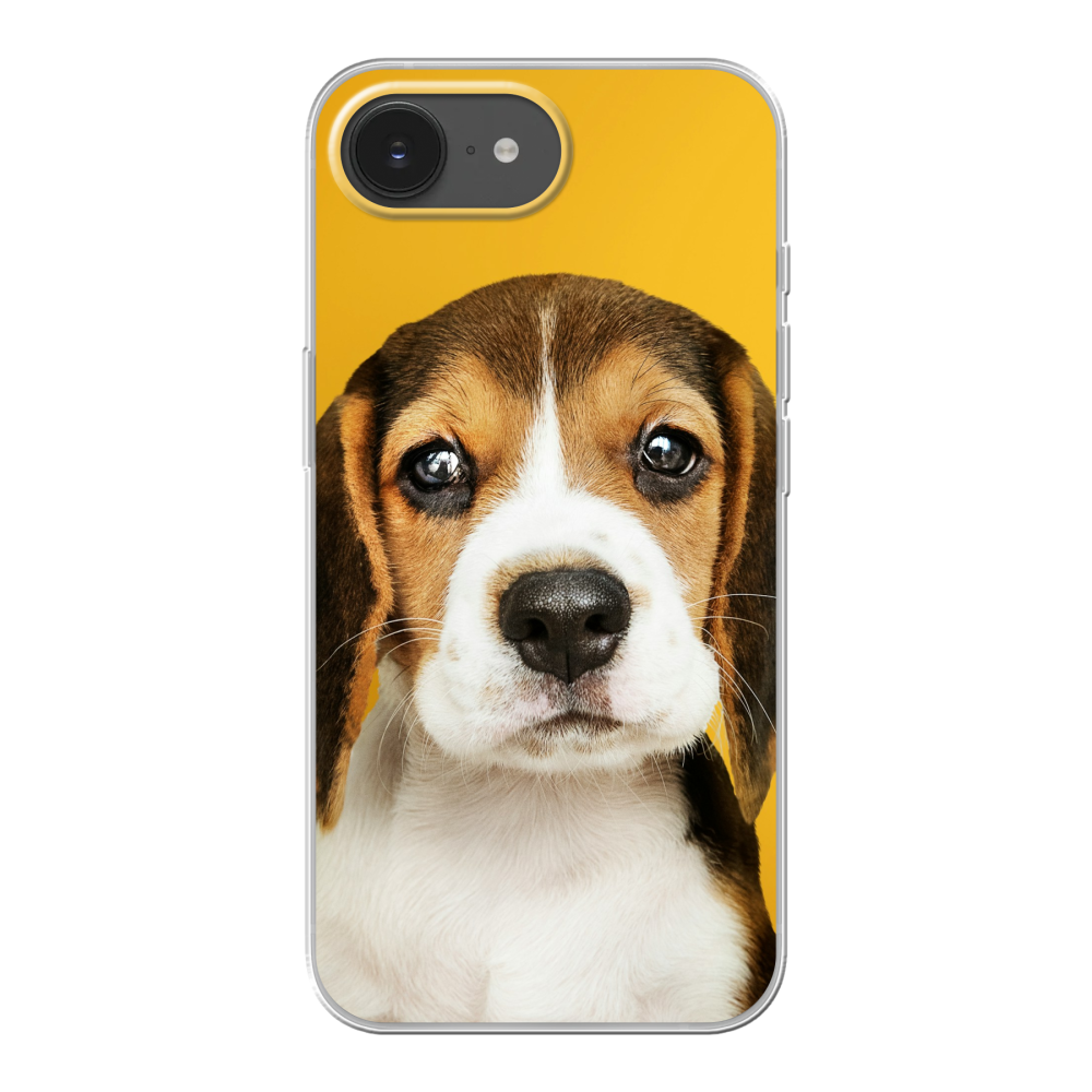 Apple iPhone 16e / iPhone 17e Soft case (back printed, transparent)