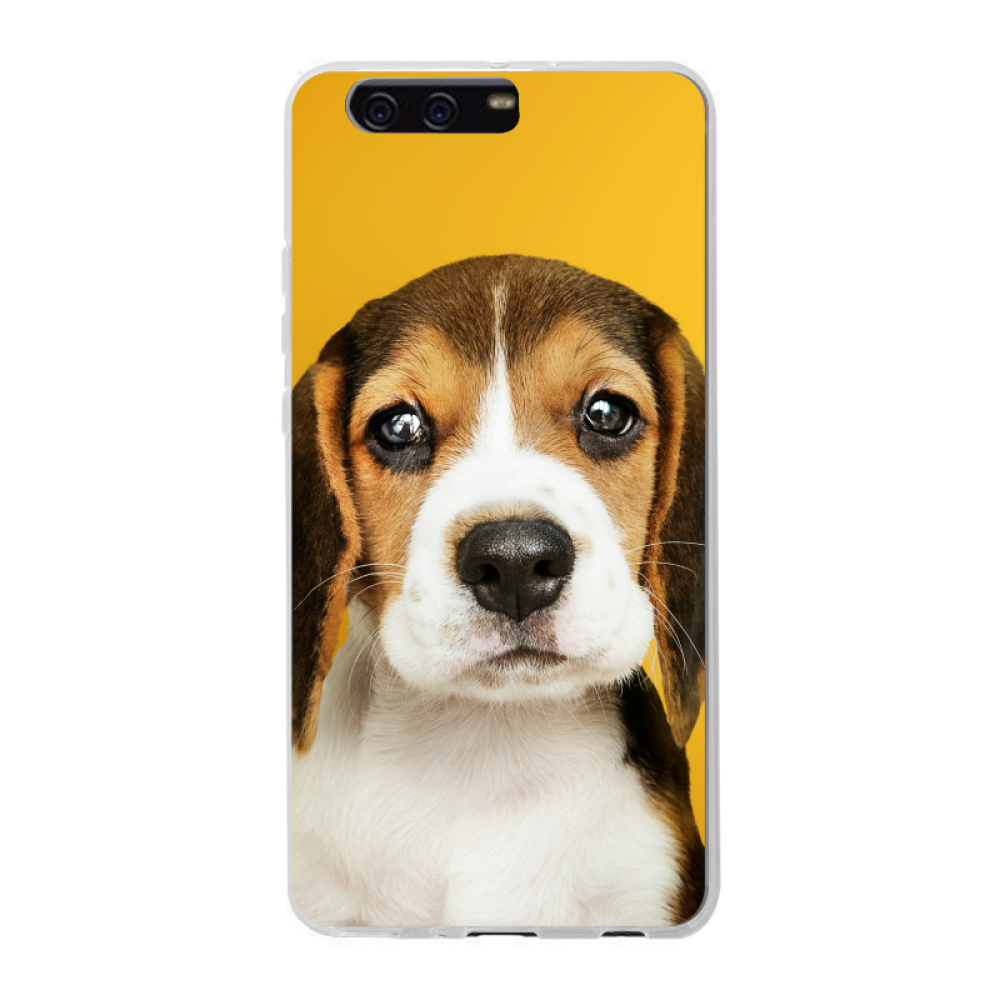 Huawei P10 Plus Soft case (back printed, transparent)