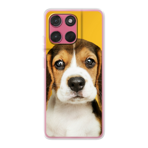 Motorola Moto G57 Power Soft case (back printed, transparent)