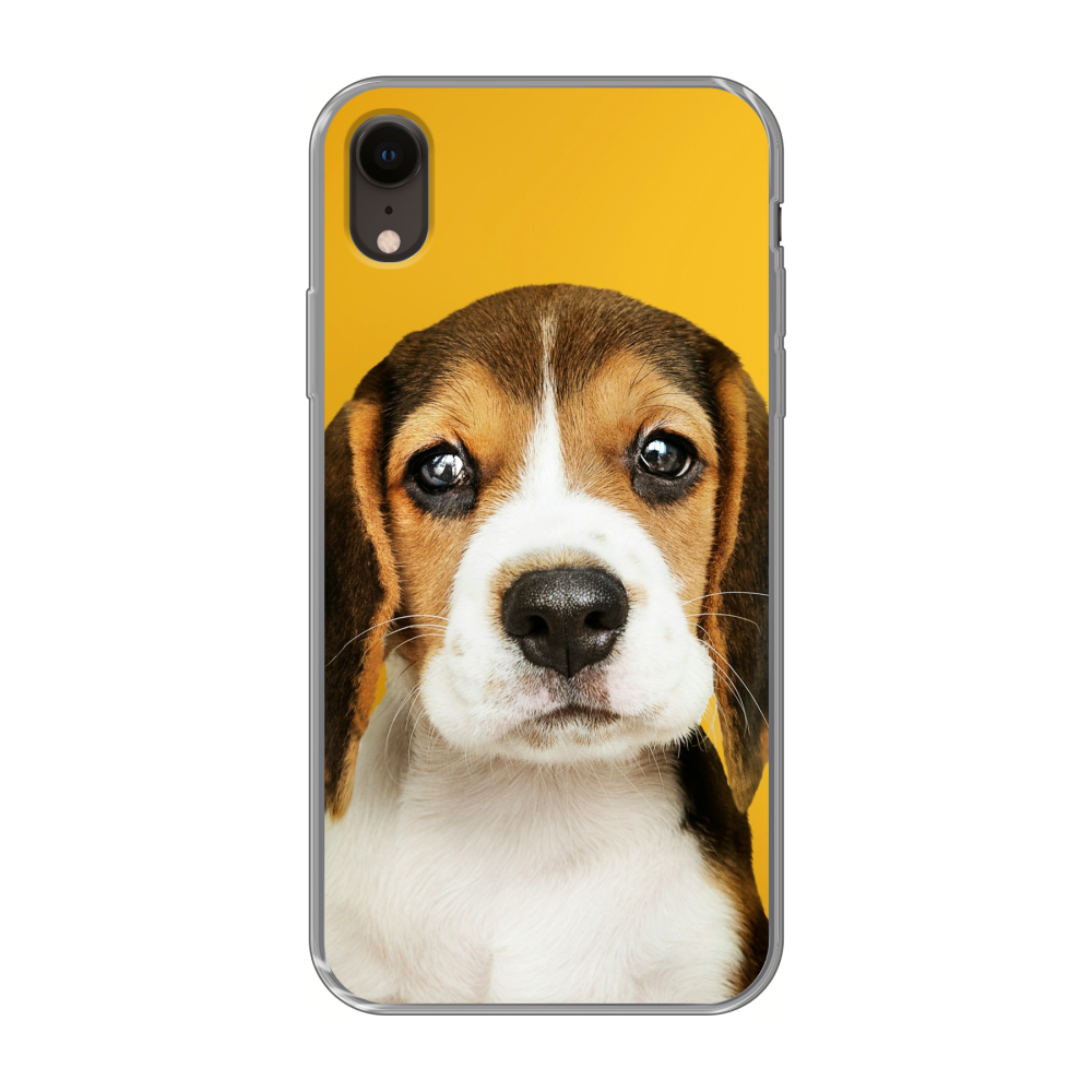 Apple iPhone Xr Soft case (back printed, transparent)