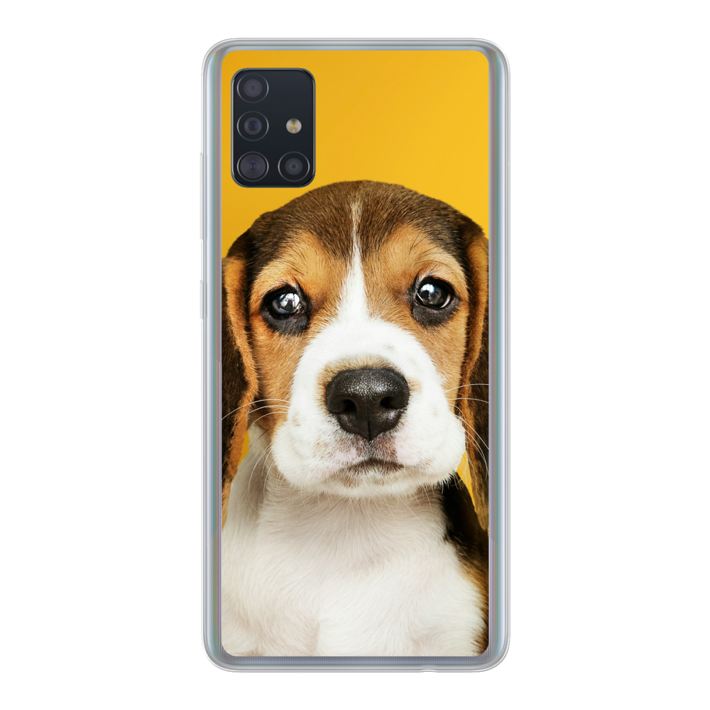 Samsung Galaxy A51 4G Soft case (back printed, transparent)