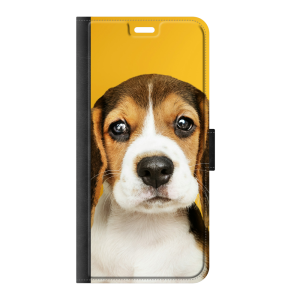 Samsung Galaxy S8 Wallet case (front printed, black)