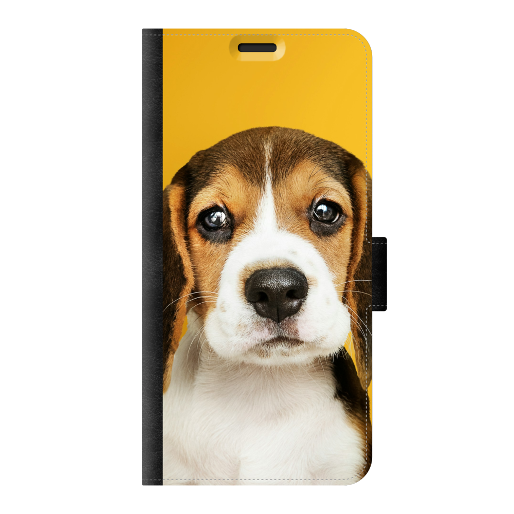 Samsung Galaxy S23 Plus Wallet case (front printed, black)