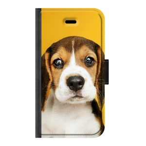 Apple iPhone 5 / 5s / SE (2016) Wallet case (front printed, black)