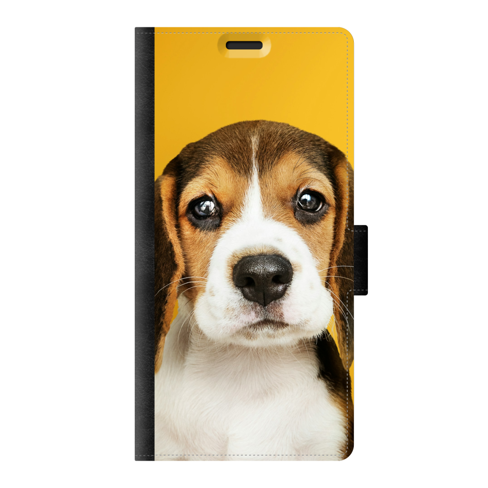 Samsung Galaxy S22 Ultra Wallet case (front printed, black)