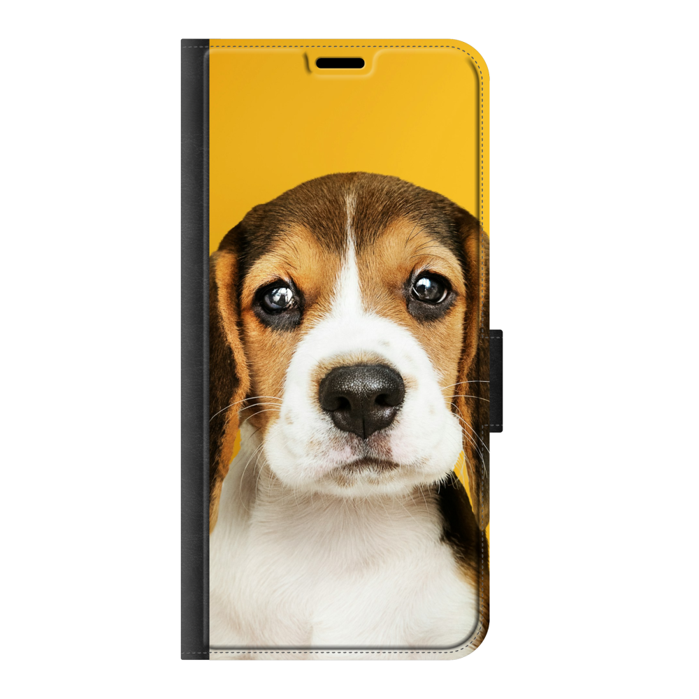 Samsung Galaxy A55 Wallet case (front printed, black)