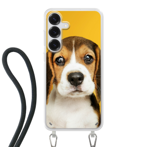 Samsung Galaxy S25 Plus Crossbody case (back printed, transparent)