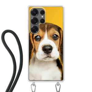 Samsung Galaxy S25 Ultra Crossbody case (back printed, transparent)