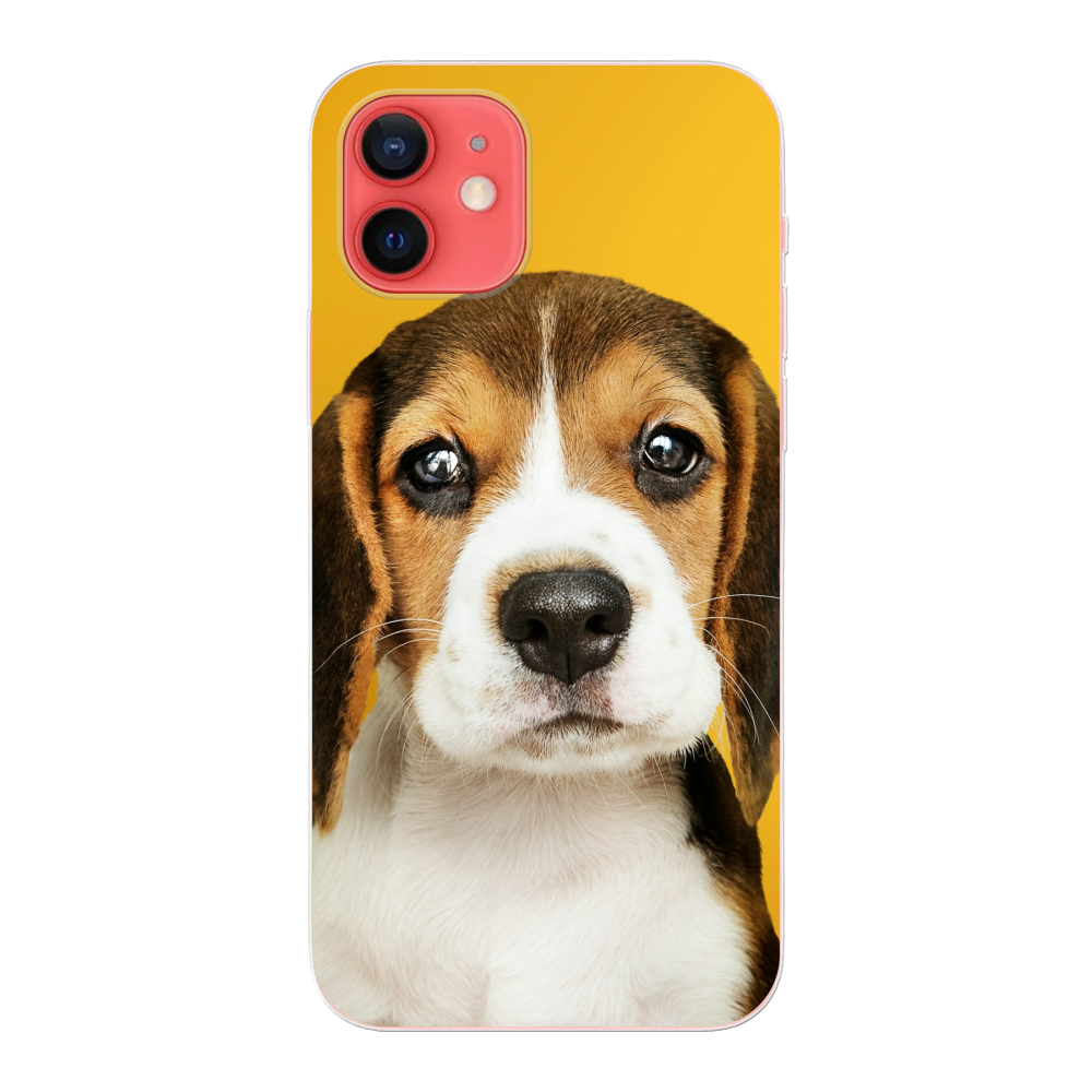 Apple iPhone 12 / iPhone 12 Pro Soft case (back printed, transparent)